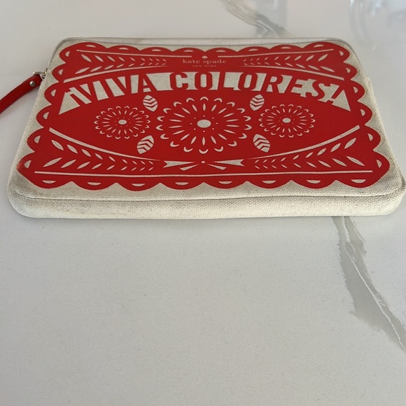 KATE SPADE Viva Colores Colorful Red and Pink iPad Tablet Case - Picture 12 of 16